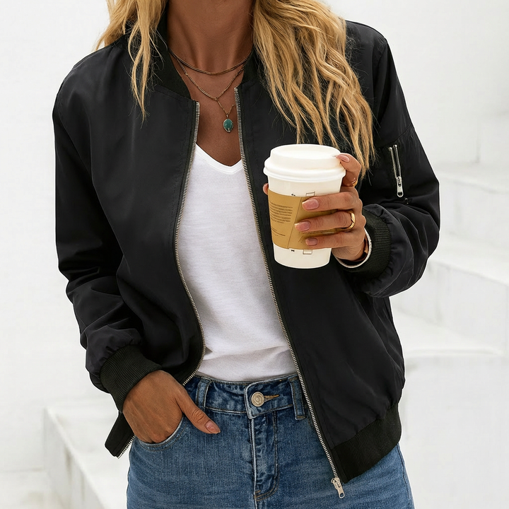 Chaqueta Bomber Clásica para Mujeres