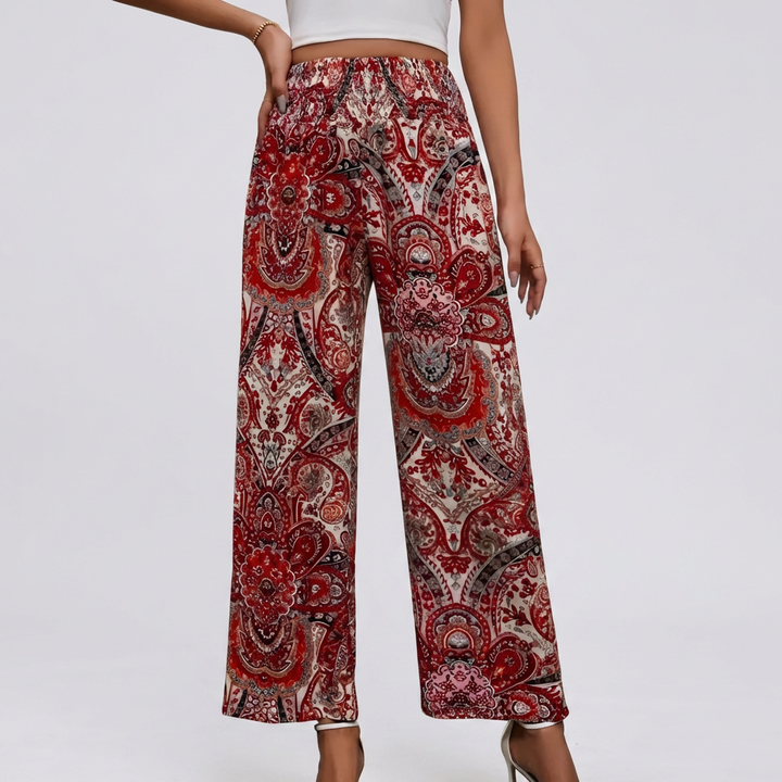 Pantalón Ancho Bohemio para Mujeres