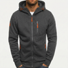 Chaqueta Sudadera con Capucha con Cremallera Completa para Hombres