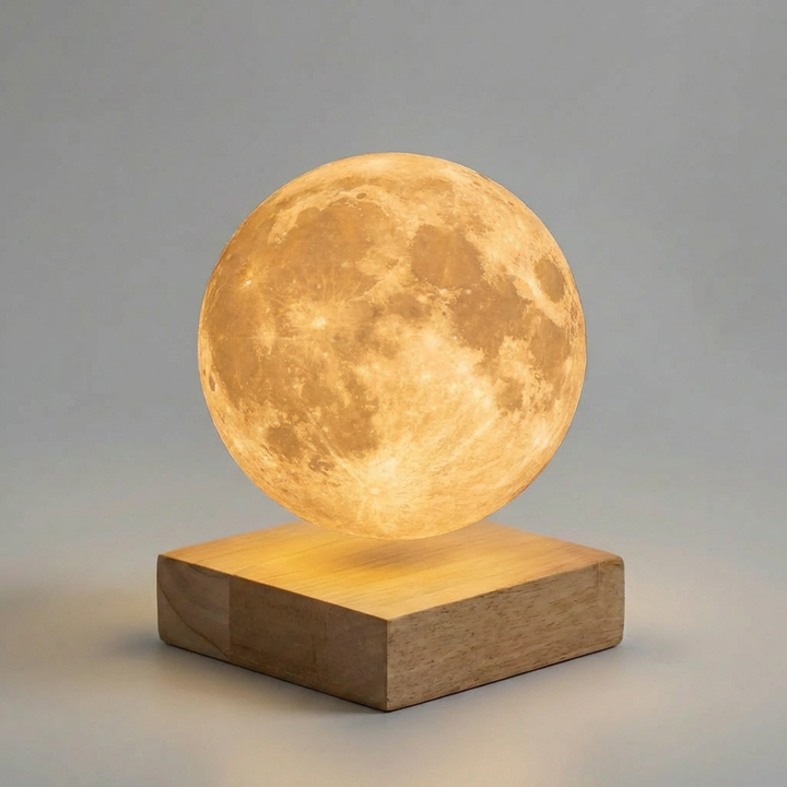 Lámpara de Luna LED Levitante Magnética