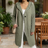 Cardigan con Capucha de Punto Cómodo para Mujeres