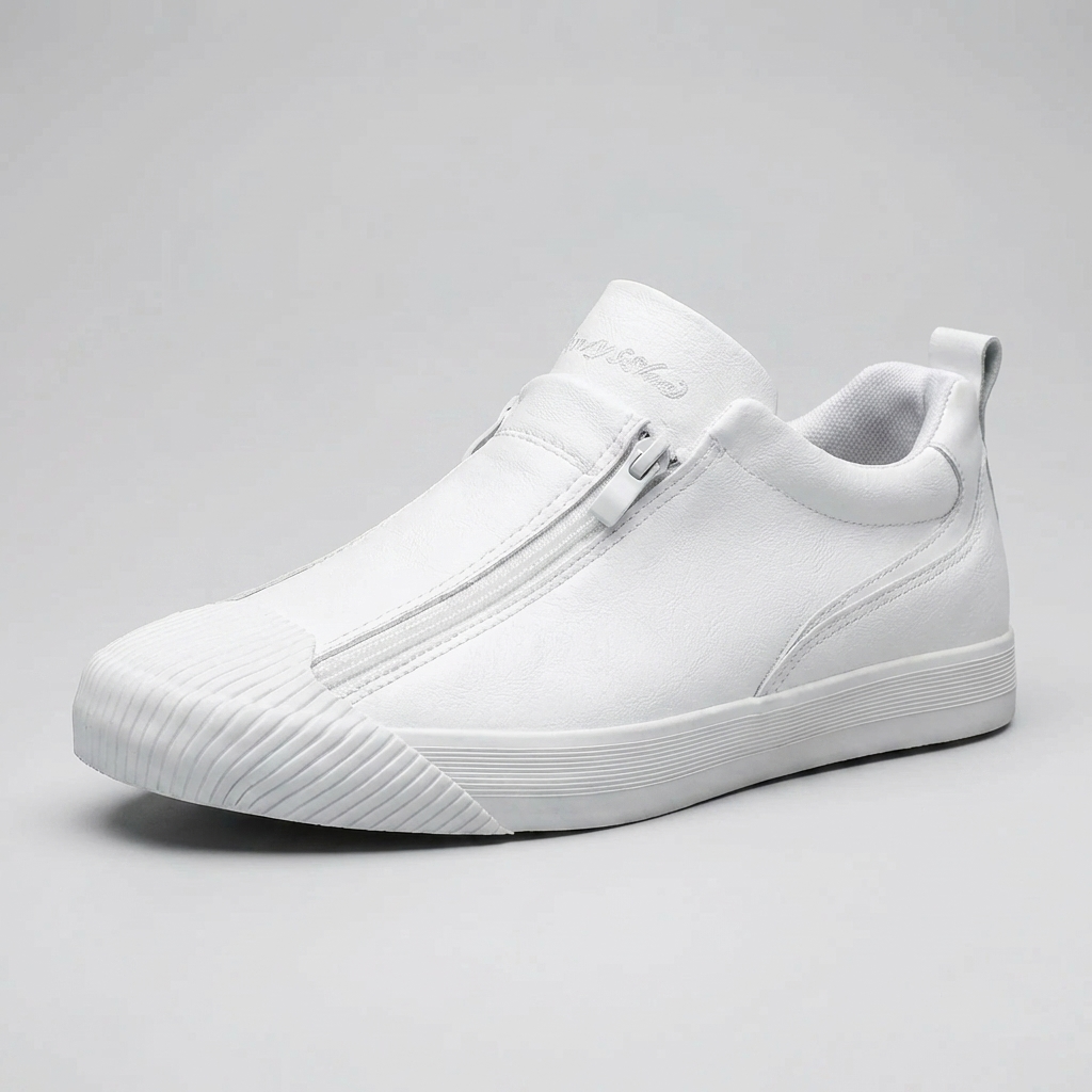 Zapatilla Casual Baja con Cremallera para Hombres