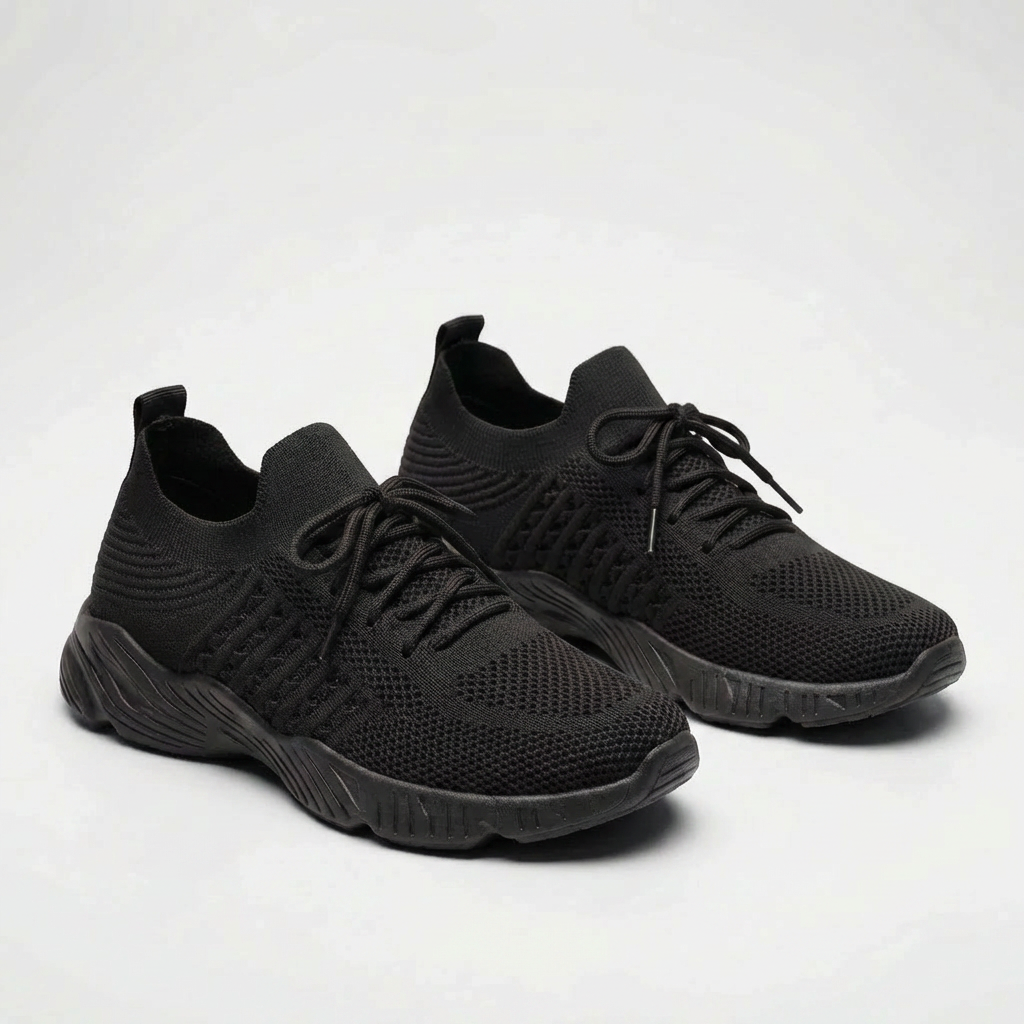 Zapatilla de Tricot con Cordones Transpirable