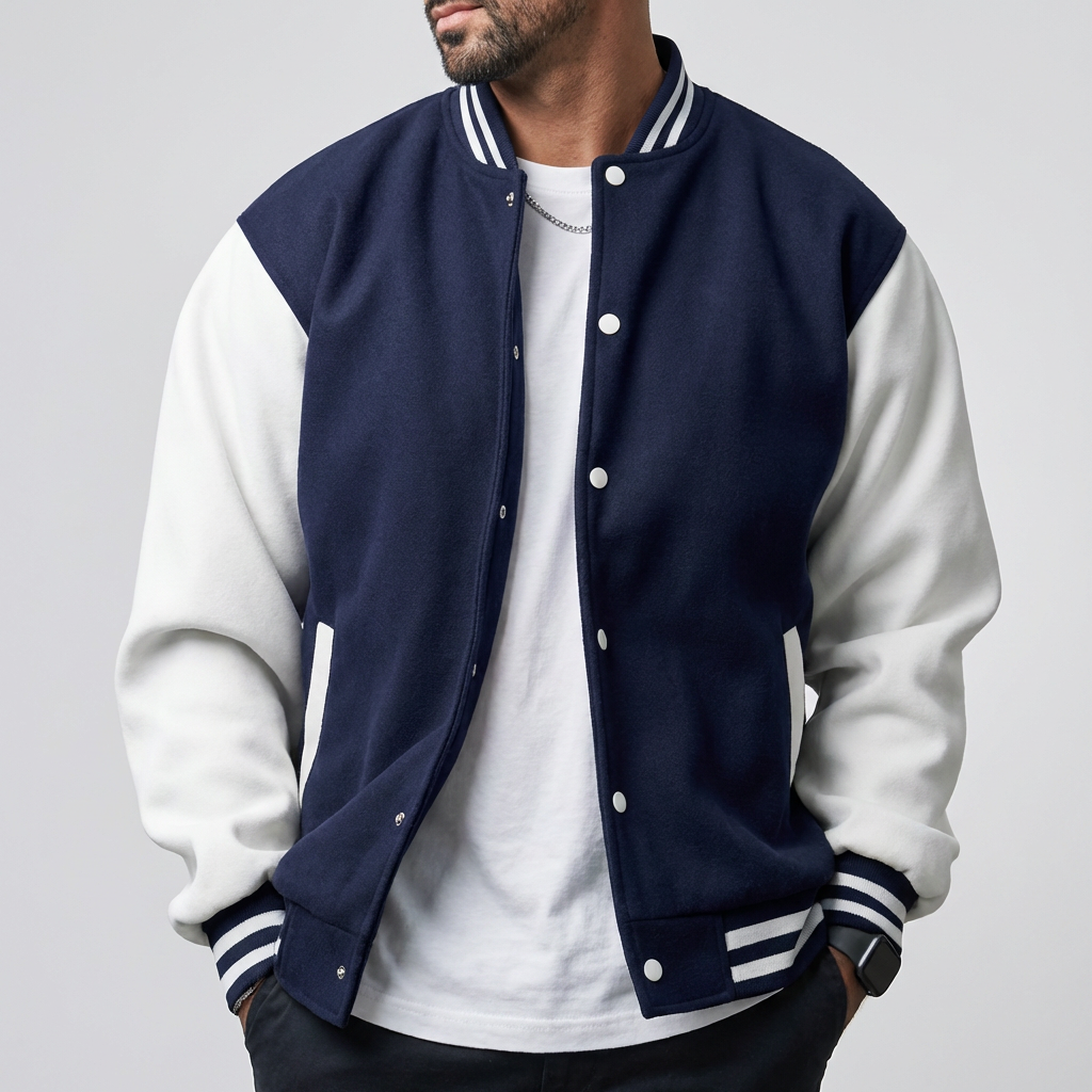 Chaqueta de Beisbol Casual para Hombres