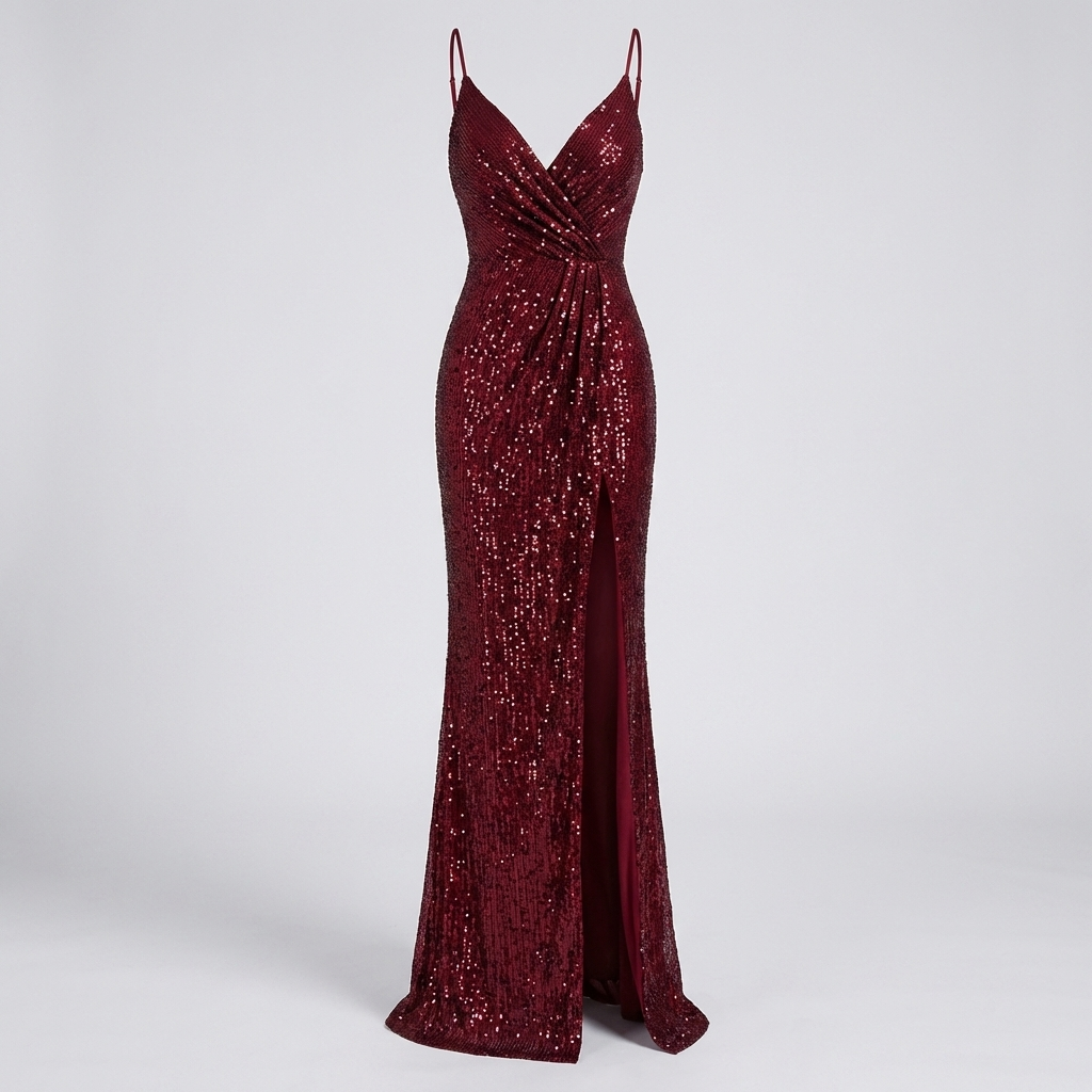 Vestido de Noche Brillante para Mujeres