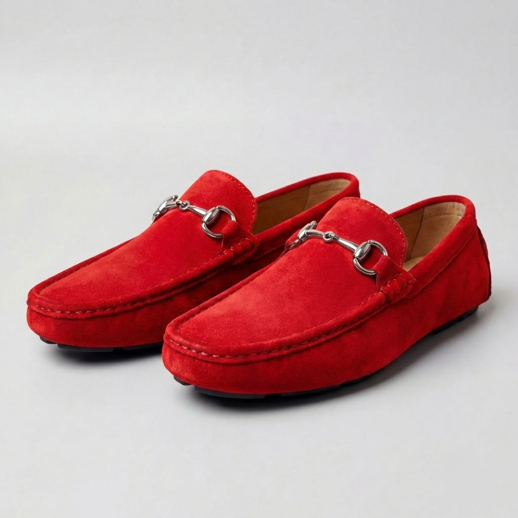 Mocasín con Acento Metálico para Hombres