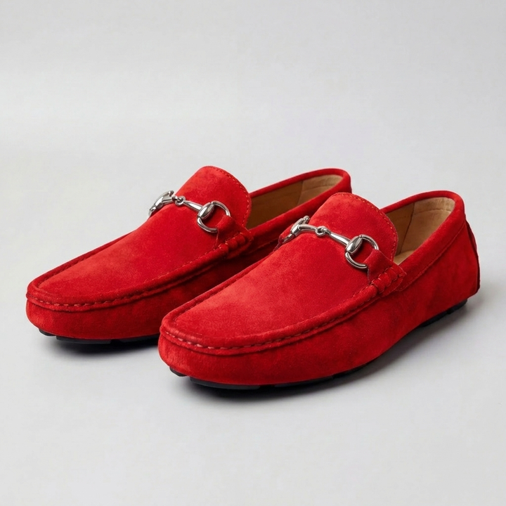 Mocasín con Acento Metálico para Hombres