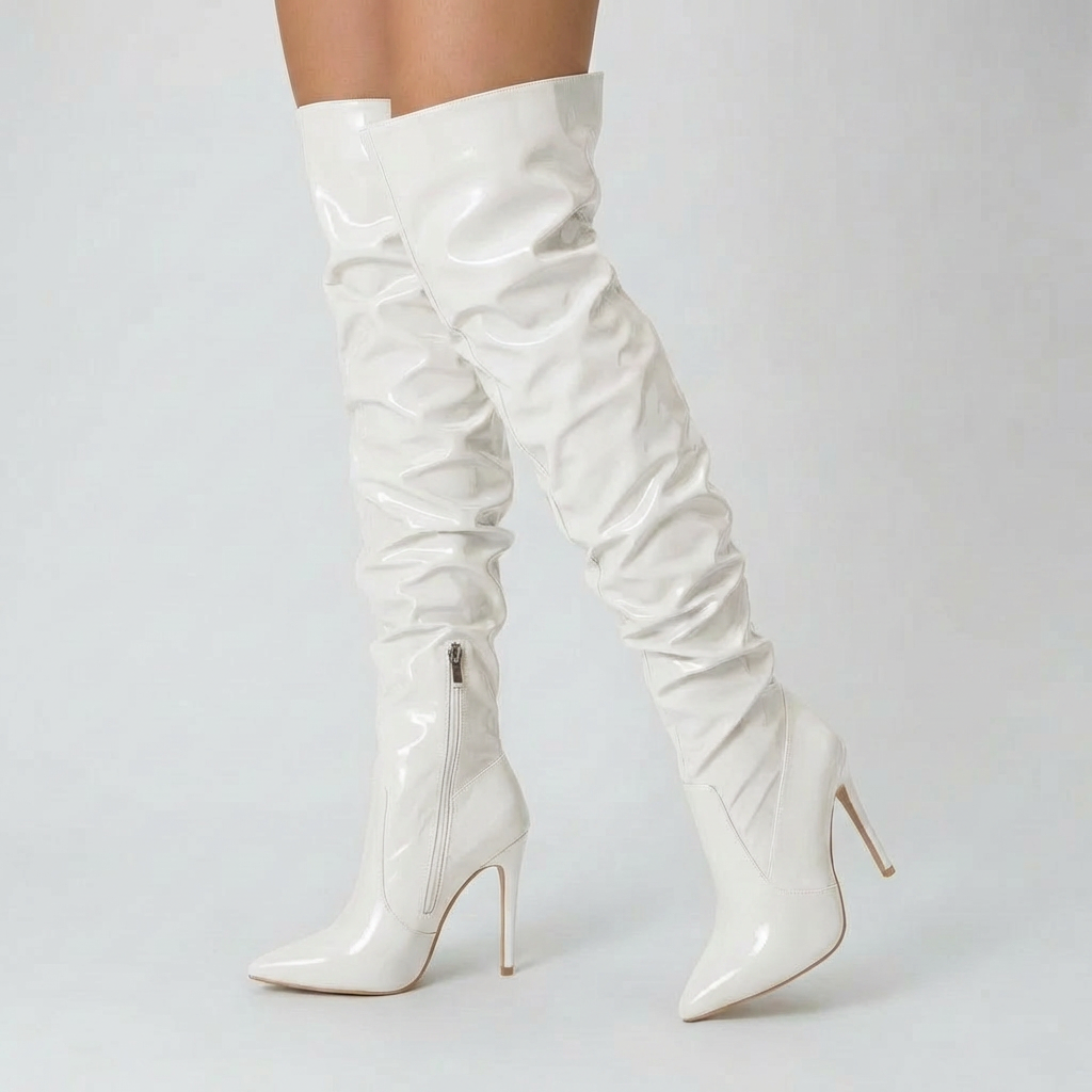 Botas de Tacón Stiletto por Encima de la Rodilla para Mujeres