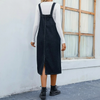 Vestido Pinafore Midi de Mezclilla para Mujeres