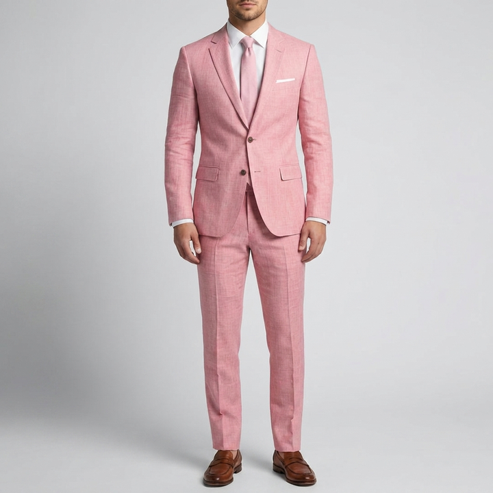 Conjunto de Blazer y Pantalones Casual de Dos Piezas