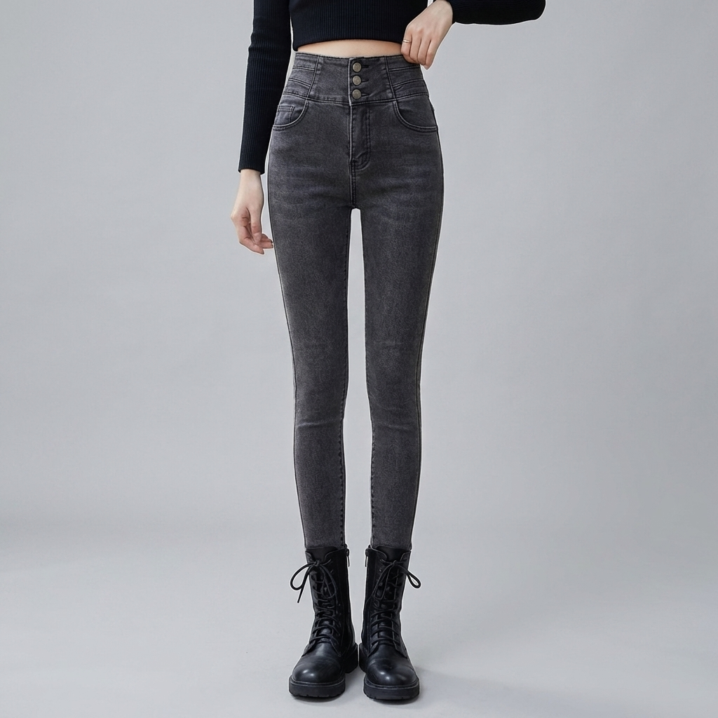 Jeans de alta cintura para mujeres