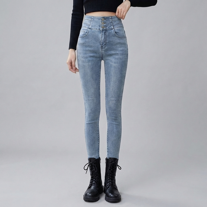 Jeans de alta cintura para mujeres