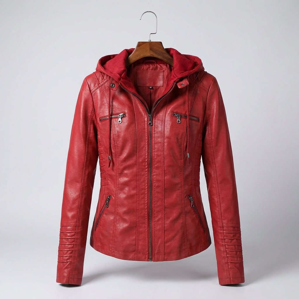 Chaqueta de Cuero de Verano para Mujeres