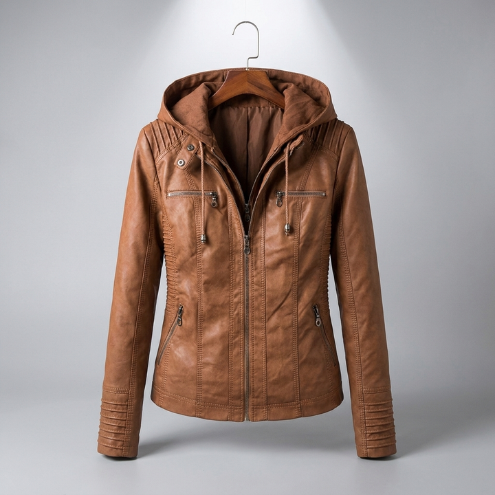 Chaqueta de Cuero de Verano para Mujeres