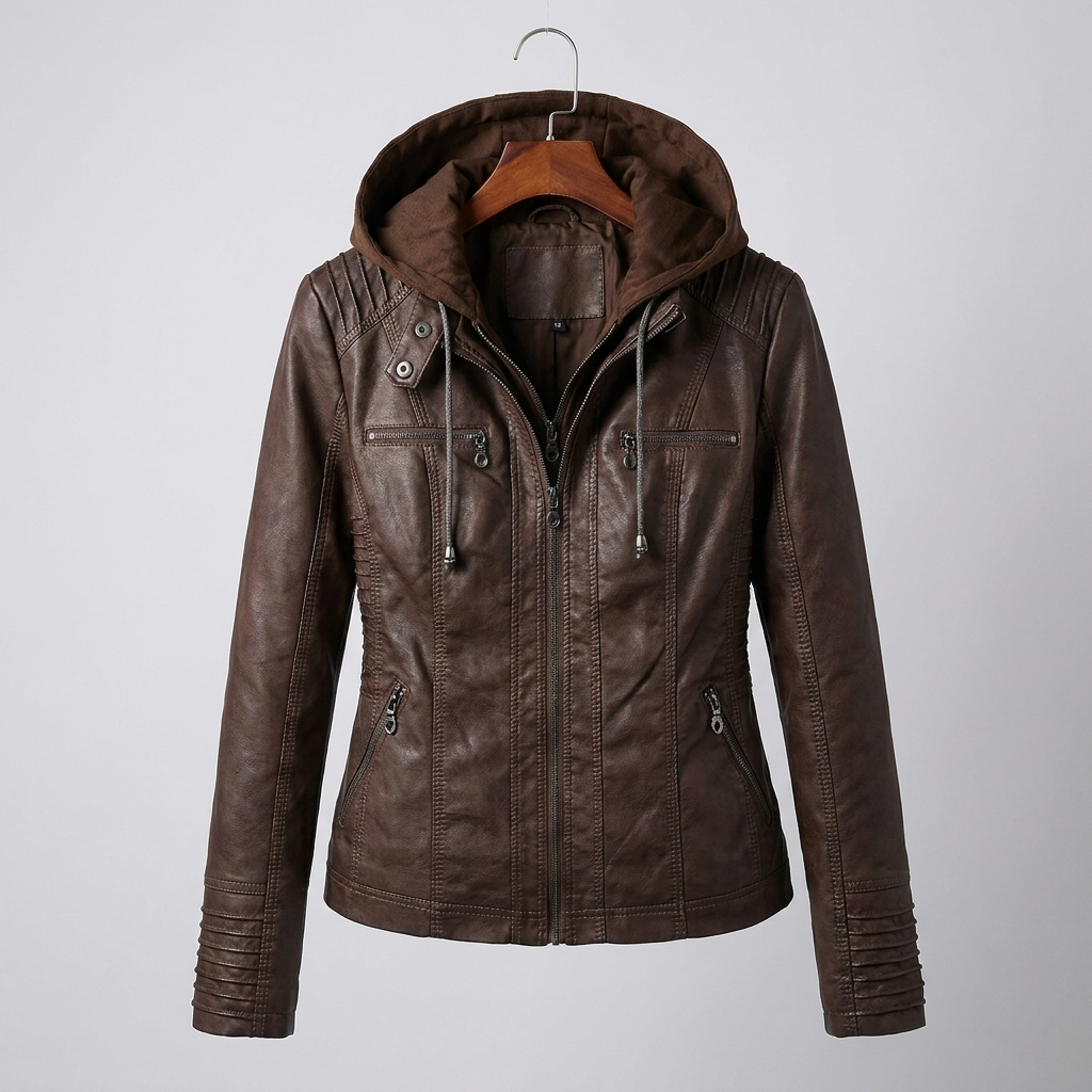 Chaqueta de Cuero de Verano para Mujeres