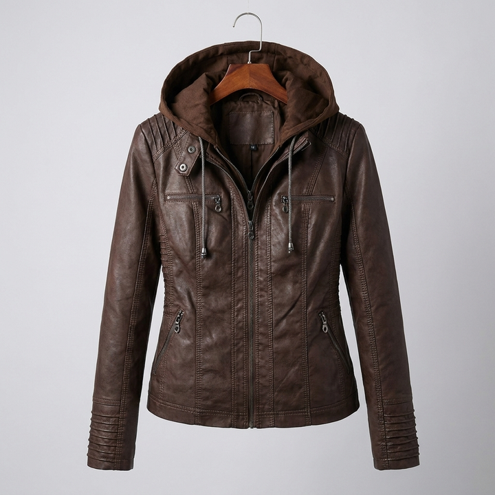 Chaqueta de Cuero de Verano para Mujeres