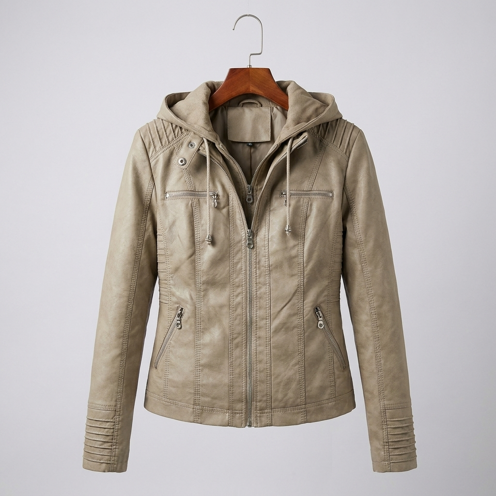 Chaqueta de Cuero de Verano para Mujeres