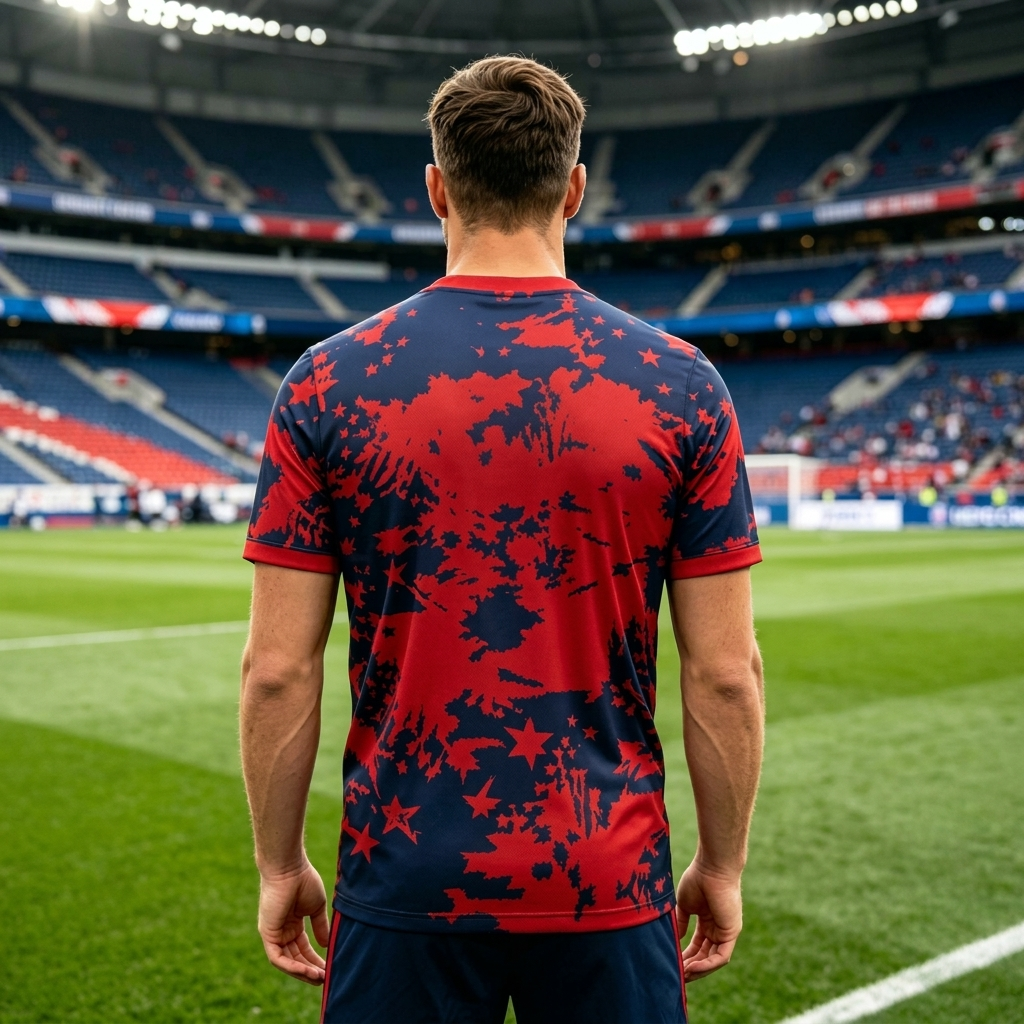 Camiseta de Fútbol Patriótica de EE. UU. para Hombres