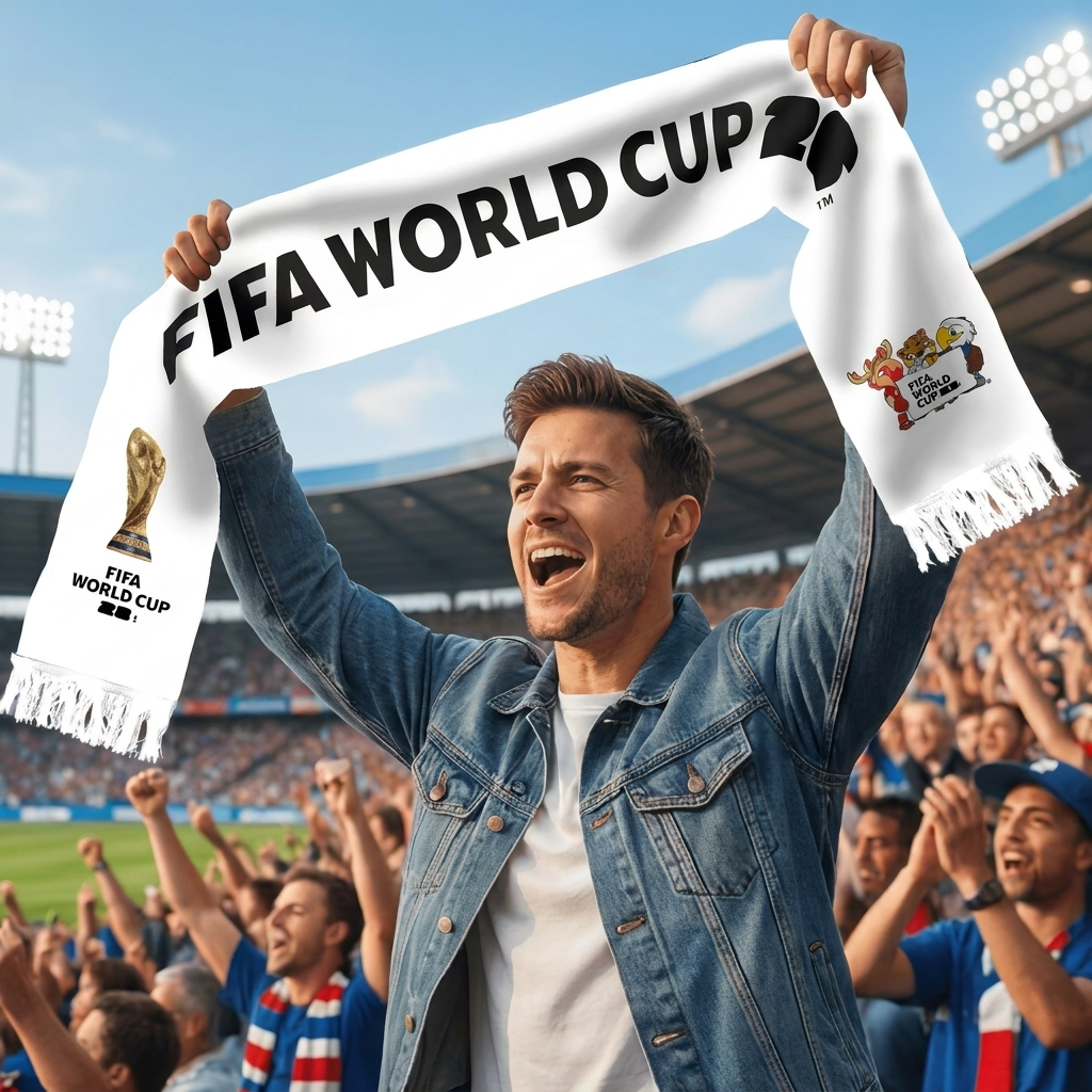Bufanda de Celebración del Fútbol Mundial