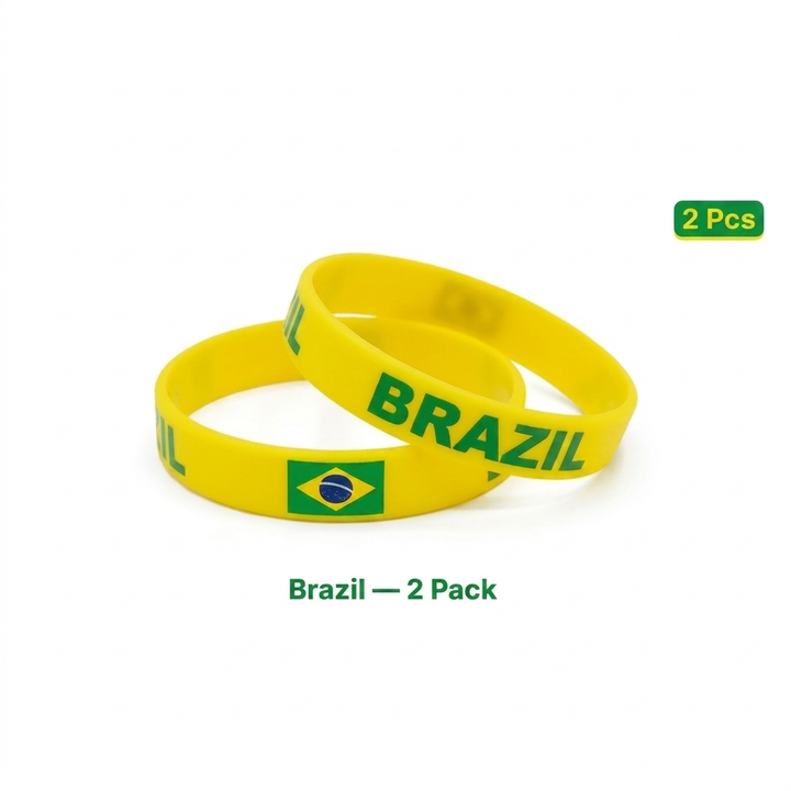 Conjunto de Pulseras de Fanático del Fútbol