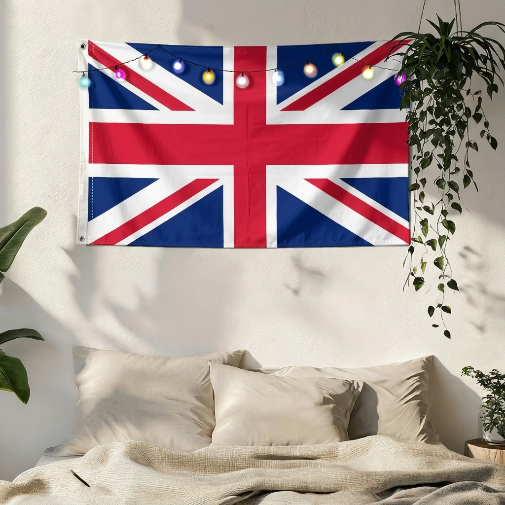 Banner Colgante de Sostenedor de Bandera del Reino Unido