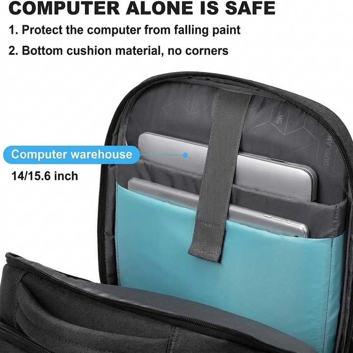Mochila impermeable para portátil y viajes