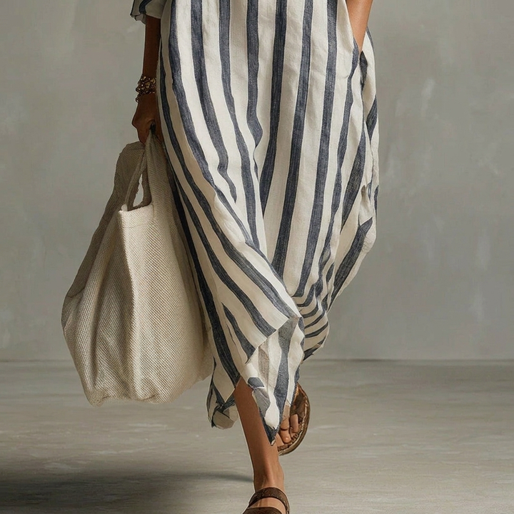 Vestido A-linea para Mujer – Con Cuello Solapa
