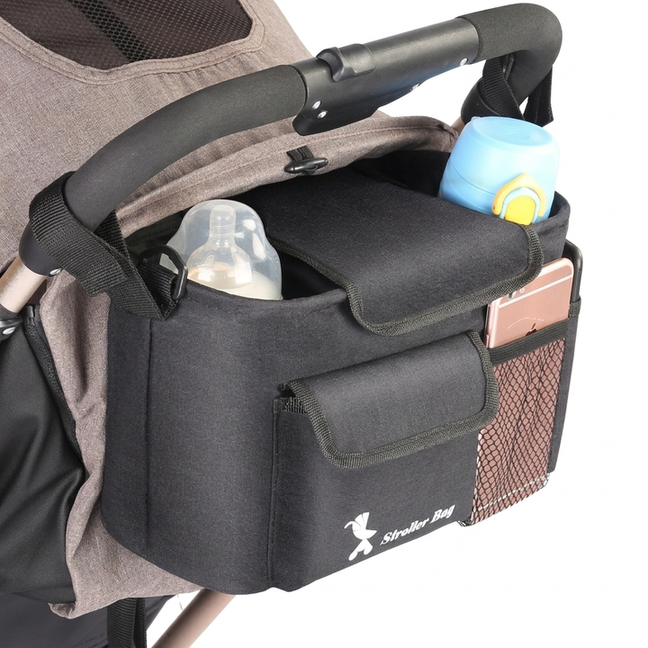 Bolsa de Almacenamiento Multi-Bolsillo para Carro de Bebé