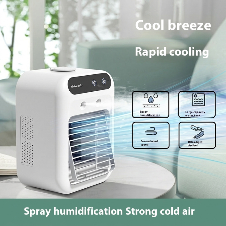 Ventilador Compacto de Enfriamiento de Aire Doméstico