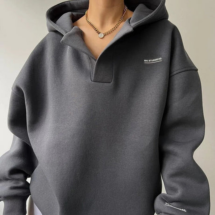 Sudadera con Capucha Perezosa para Mujeres – Edición de Invierno Sibylla