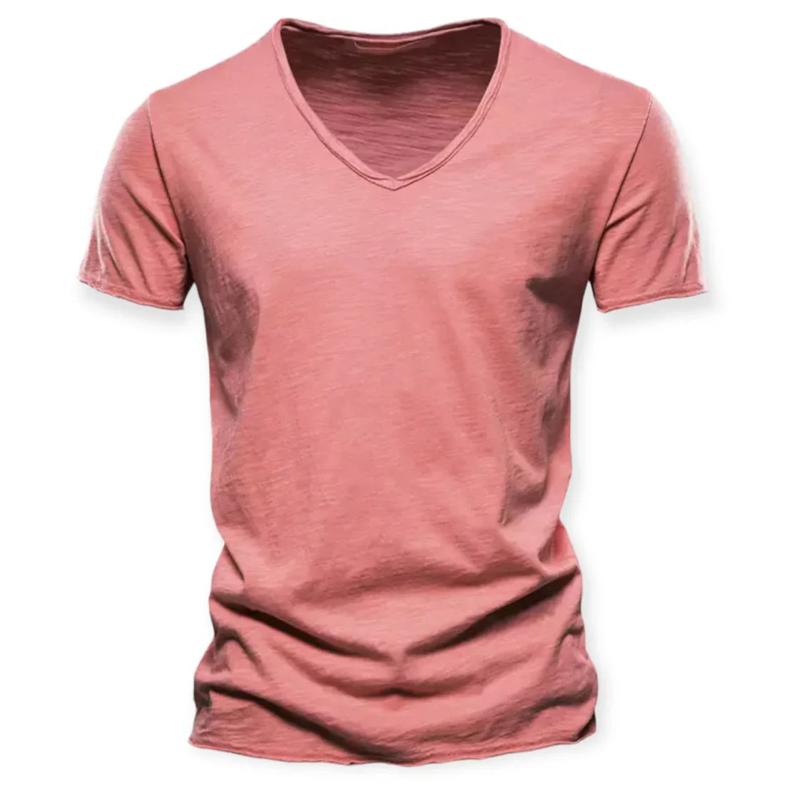 Camiseta Casual para Hombre con Cuello en V: Comodidad y Estilo para el Uso Diario
