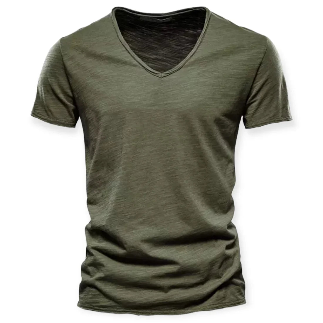 Camiseta Casual para Hombre con Cuello en V: Comodidad y Estilo para el Uso Diario