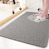 Alfombra de baño antideslizante de PVC con superficie suave para masaje de pies