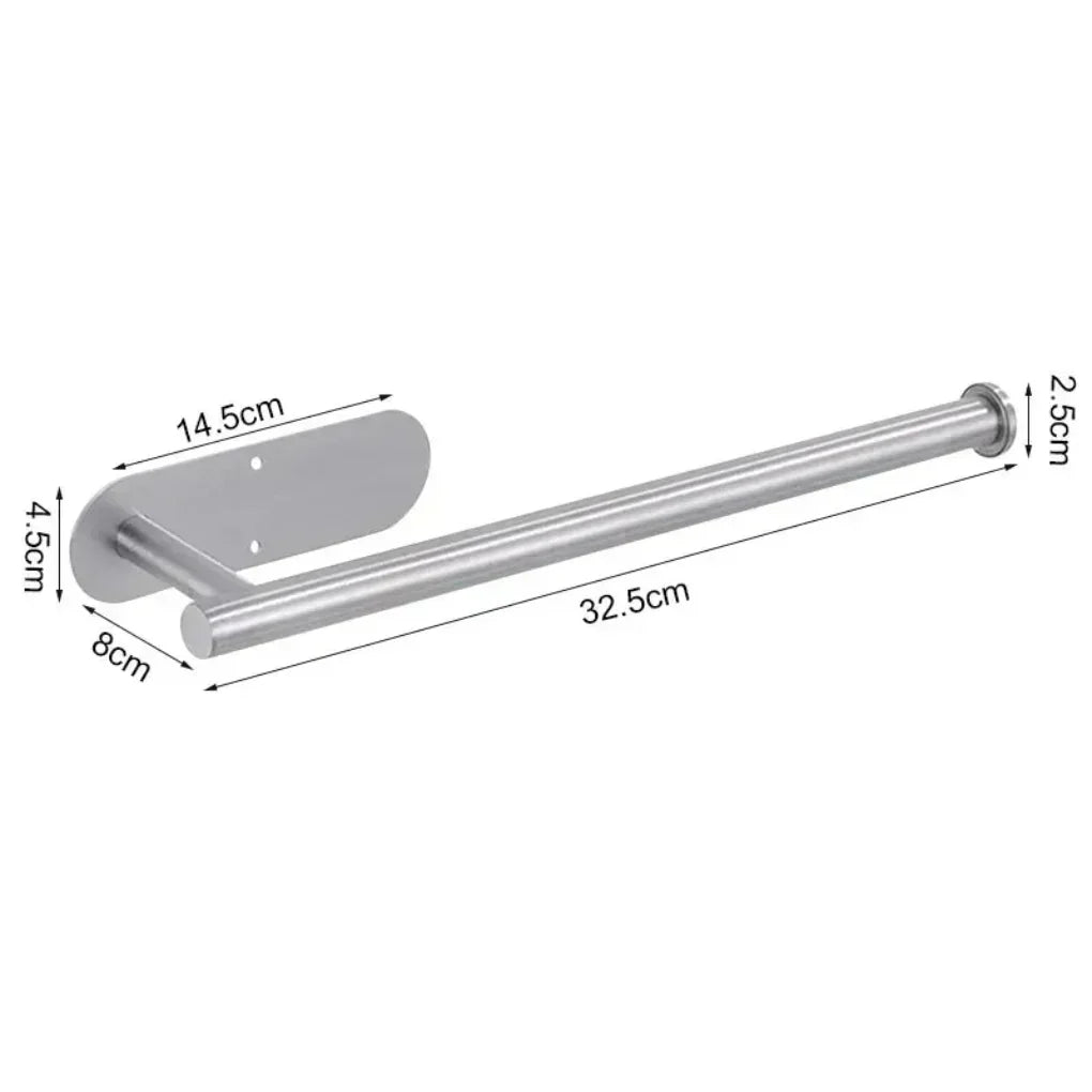 Soporte de Papel Higiénico de Acero Inoxidable Moderno Minimalista