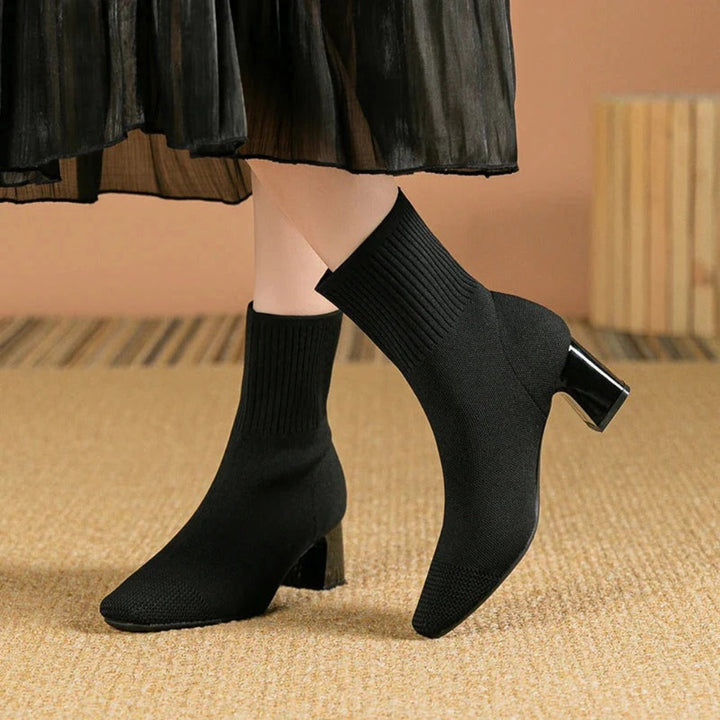 Botas de Calcetines de Mujer con Comodidad Moderna y un Toque Chic