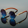 Gafas de Sol Vintage de Puente Doble con Estilo Retro y Protección Moderna