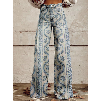 Pantalones largos para mujer – Ritan Estampados florales y lisos