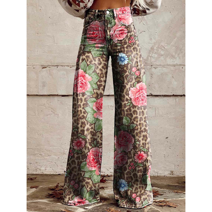 Pantalones largos para mujer – Ritan Estampados florales y lisos
