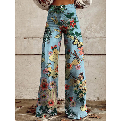 Pantalones largos para mujer – Ritan Estampados florales y lisos