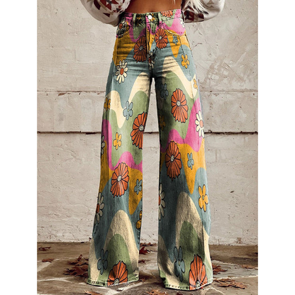 Pantalones largos para mujer – Ritan Estampados florales y lisos