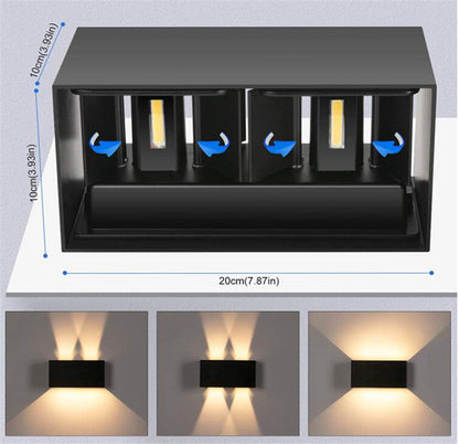 LumiVast | Aplique de Pared Exterior Impermeable