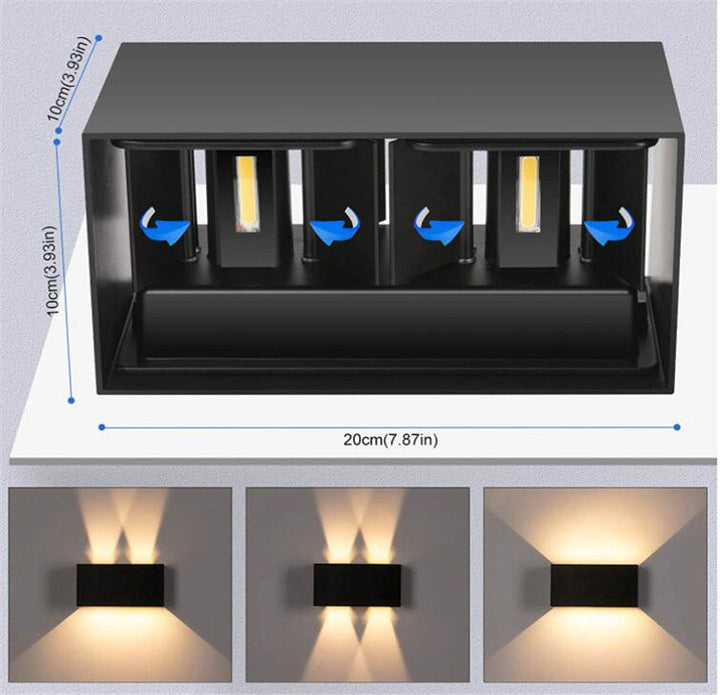 LumiVast | Aplique de Pared Exterior Impermeable