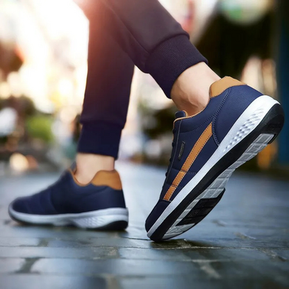 Zapatillas ortopédicas de piel para hombre