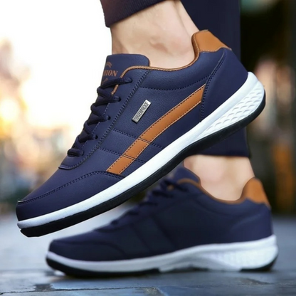 Zapatillas ortopédicas de piel para hombre