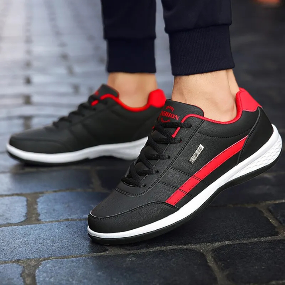 Zapatillas ortopédicas de piel para hombre
