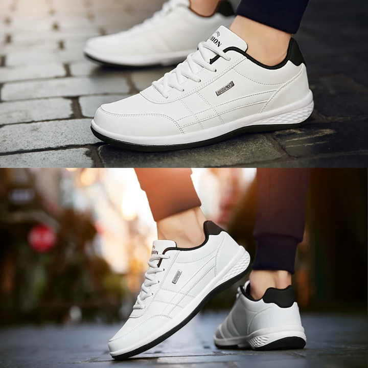 Zapatillas ortopédicas de piel para hombre