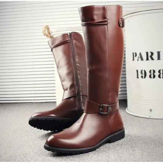Botas de piel de vaca