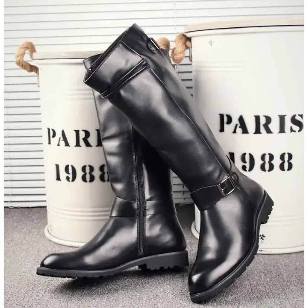 Botas de piel de vaca