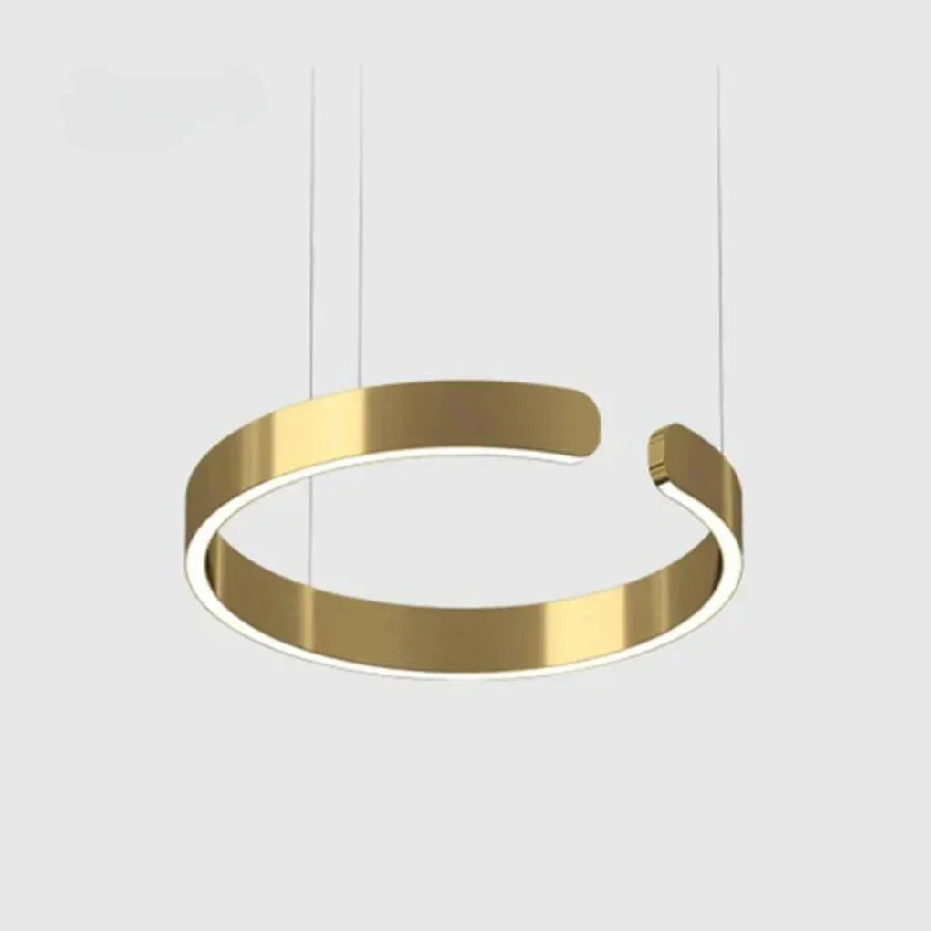 Luz Colgante LED Circular Moderna para Interiores Elegantes
