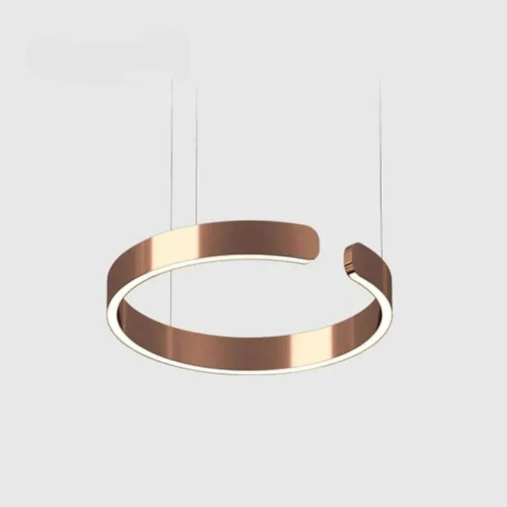 Luz Colgante LED Circular Moderna para Interiores Elegantes